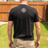 Sierra Horizontal T-Shirt Black/White
